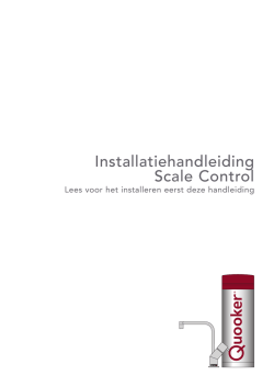 Installatiehandleiding Scale Control
