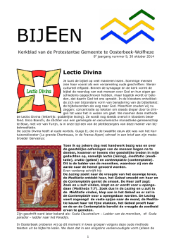 blad nummer 9 30 oktober 2014 - PKN Oosterbeek
