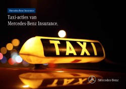 Taxi-acties van Mercedes