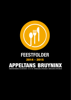 eindejaarsfolder - Slagerij Appeltans