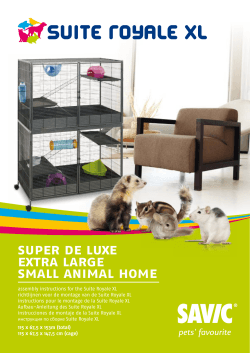 super de luxe extra large small animal home