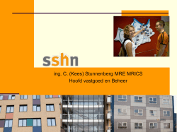 ing. C. (Kees) Stunnenberg MRE MRICS Hoofd vastgoed en