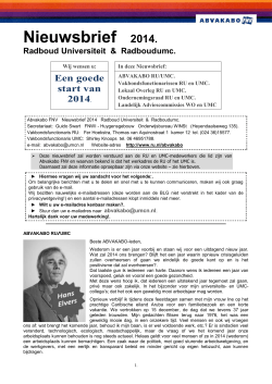 Nieuwsbrief 2014 (PDF) - ABVAKABO