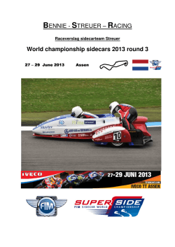 STREUER – RACING World championship sidecars