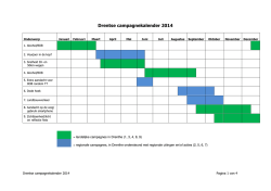 Drentse campagnekalender 2014