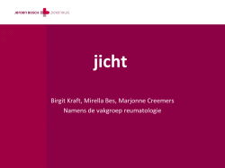 Jicht - Jeroen Bosch Ziekenhuis