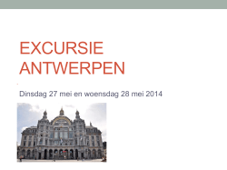 Excursie Antwerpen klas 2
