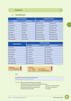 Grammar Page