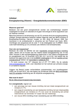 Infoblad Energieplanning (Vlarem