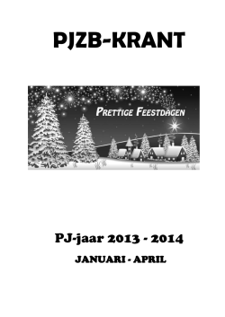 Editie Januari - April