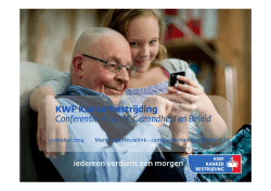 KWF Kankerbestrijding Conferentie Alcohol, Gezondheid en