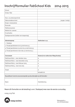 Dit inschrijfformulier