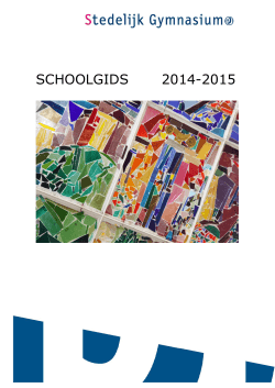 SCHOOLGIDS 2014-2015