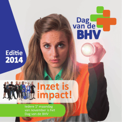 Magazine 2014 - Dag van de BHV
