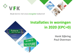 De energieke toekomst van installaties in 2020