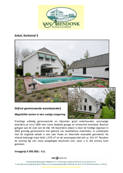 download brochure - van Arendonk Makelaardij