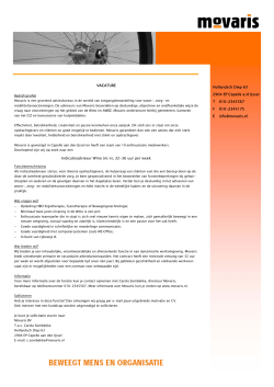 Vacature IA junior