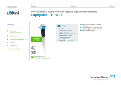 Download de technische data sheet van Liquipoint T FTW31 - E
