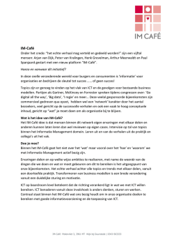IM-Caf&eacute; - IM Company