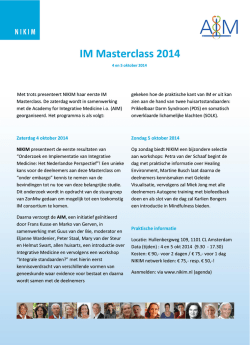 IM Masterclass 2014