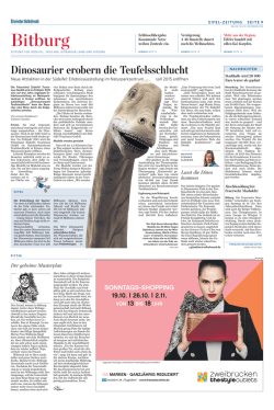 Dinosaurier erobern die Teufelsschlucht