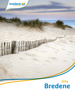 Logiesgids 2014 - Gemeente Bredene