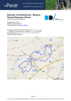 Biënnale vd Schilderkunst - Museum Dhondt Dhaenens (38 km)