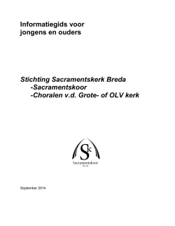 Informatiegids voor jongens en ouders