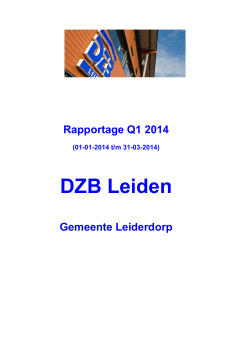 DZB Leiden - w w w .raadleiderdorp.nl