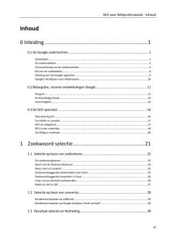 Inhoudsopgave