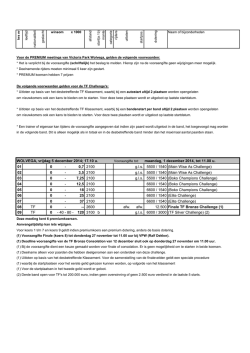 Drafprogramma December