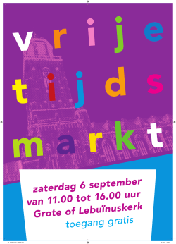 Poster VT Markt - The Studio Tai Chi.