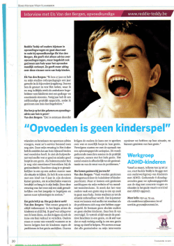 Reddie Teddy wil ouders bijstaan in