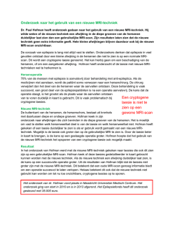 Een cryptogene laesie is niet te zien op een