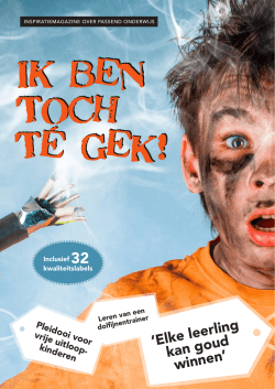 IK BEN TOCH T&Eacute; GEK!