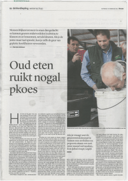 a scan of the article in “Trouw” (in Dutch, PDF, 1104kb)