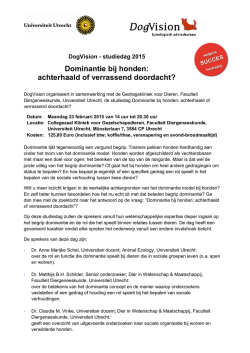 Dominantie bij honden: achterhaald of verrassend doordacht?