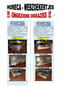 HORECA-ZOEKER 2-LUIK