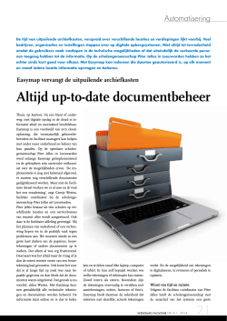 Altijd up-to-date documentbeheer