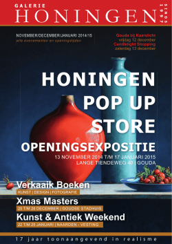 HONINGEN POP UP STORE