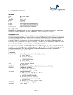 Download CV - Pankras Projectmanagement