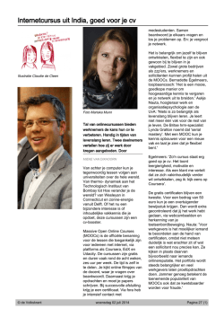 Internetcursus uit India, goed voor je cv