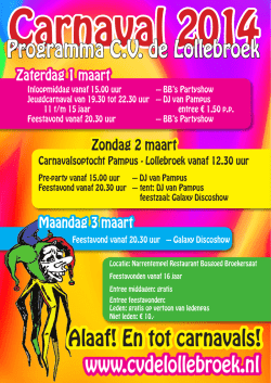 Programma C.V. de Lollebroek