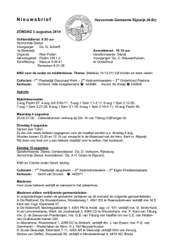 03-08-2014 - Protestantsekerk.net