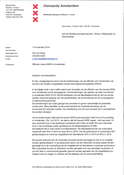 (WWS) in Amsterdam, 14 nov 2014