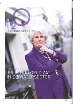 interview met Karla Peijs H2O febr 2014