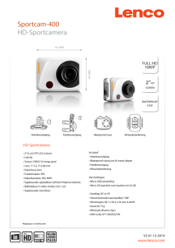 Sportcam-400 HD-Sportcamera