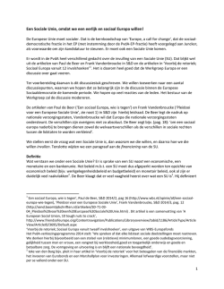 Een sociale Unie - europanetwerk