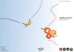 JAARPLAN 2014 - Student Union