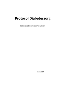 Protocol diabetes mellitus type 2